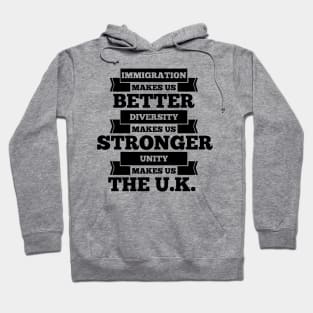 Immigration UK United Kingdom Hoodie